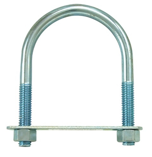 Hampton 02-3450-126 U-Bolt Zince  0.375 x 2.5 x 3.62 in. - pack of 10