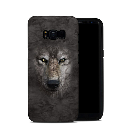 DecalGirl SGS8HC-GRY-WOLF Samsung Galaxy S8 Hybrid Case - Grey Wolf