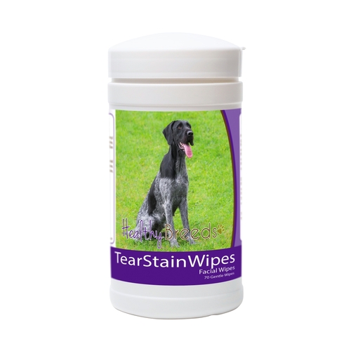 Healthy Breeds 840235152682 German Wirehaired Pointer Tear Stain Wipes