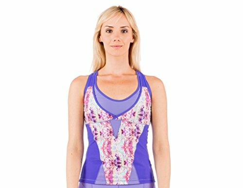 Main PN Jone 0G-Z0XQ-8K1J Women Built-in Bra Racerback Cycling Tank, Pu image