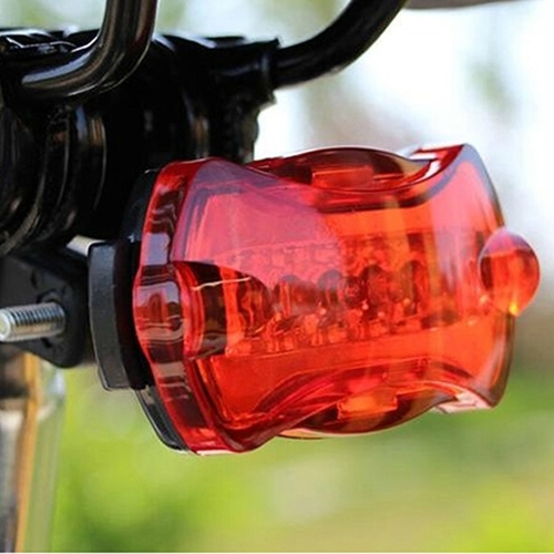 LED bike light 5 LED Rear Tail daytime running