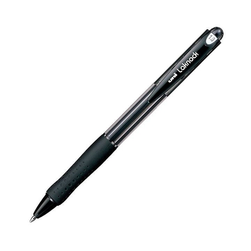 Liquid ink pen Uni-Ball Rollerball Laknock SN-100 Black 0,4 mm (12