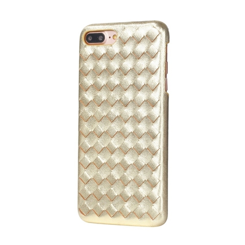 Gold Woven Leather iPhone Case