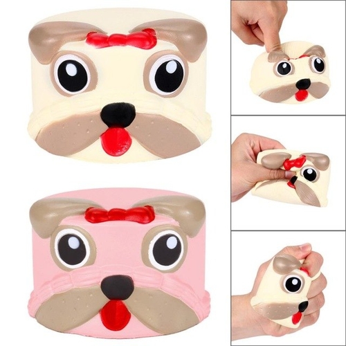 Kawaii Cartoon Dog Cake 1 PCS Squishy Slow Rising