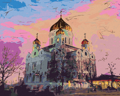 Paint by Numbers - CHRIST THE SAVIOUR CATHEDRAL IN MOSCOW