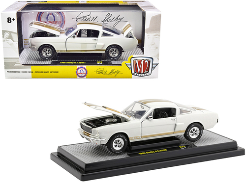 1966 Ford Mustang Shelby GT350H Wimbledon White with Gold Stripes