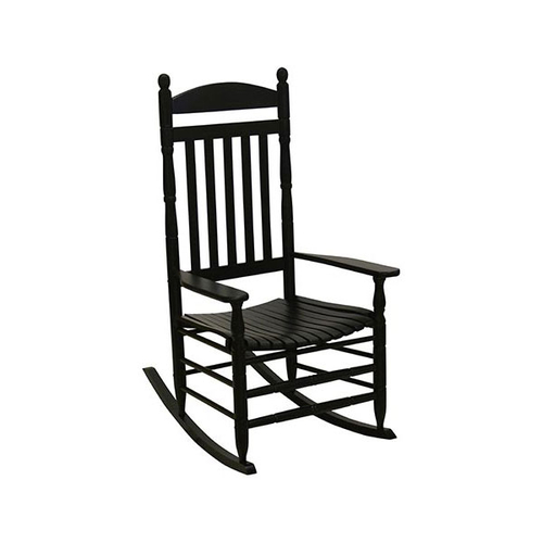 Cumberland Slat Black Porch Rocker 