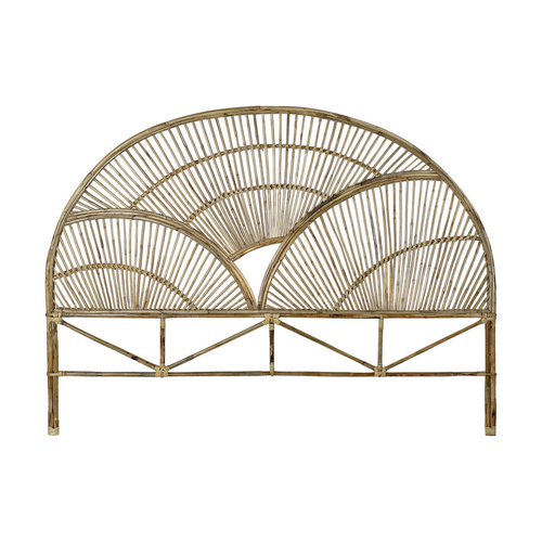 Headboard DKD Home Decor Natural Rattan (178 x 4 x 128 cm)