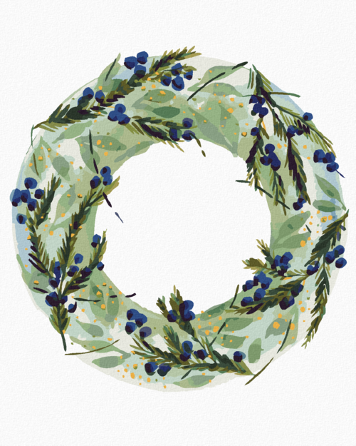 Paint by Numbers - JUNIPER WREATH (ALEXANDRIA GILBERT)