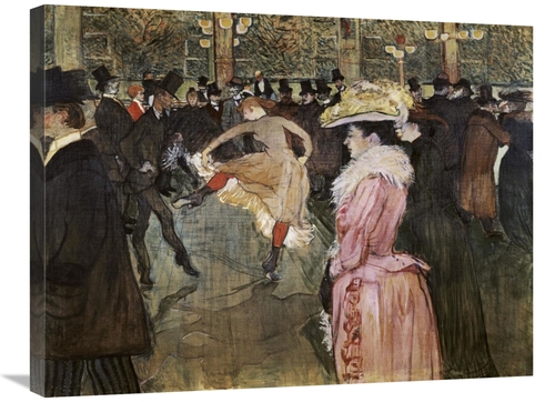 Global Gallery GCS-278173-30-142 30 in. At the Moulin Rouge - The Danc