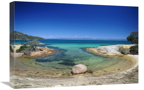 Global Gallery GCS-453521-1624-142 16 x 24 in. Granite Boulder in Hone