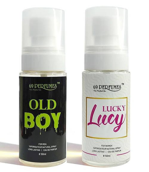 Old Boy and Lucky Lucy Eau De Perfum For Men 100ml pack of 2