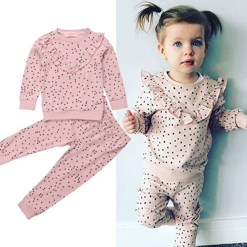 1 6Y Toddler Baby Girls Lovely Autumn Winter 2PCS