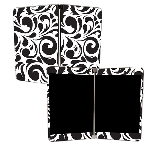 MightySkins MISURDUO-Swirly Black Skin for Microsoft Surface Duo - Swi
