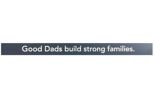 Hallmark 6384523 Good Dads Build Strong Families Wooden Sentiments Rec