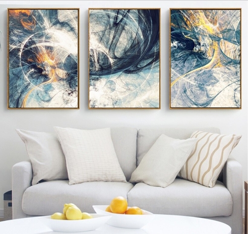 Abstract Art 3 Pieces Canvas Paintings