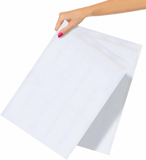 Pack of 10 White Kraft Bubble Padded Envelopes 10.5 x 15 Bubble