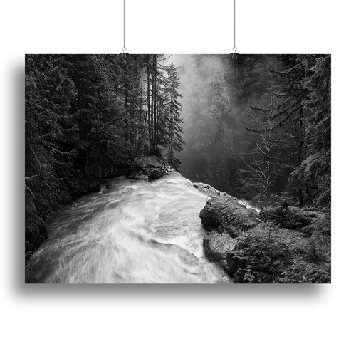 Over The Falls Canvas Print or Poster
