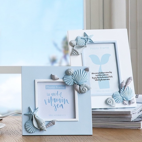 1 Piece Blue Ocean Style Shell Decor Desktop