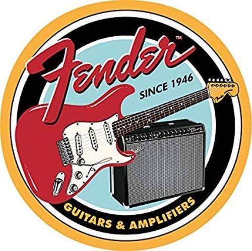 3 Inch Cloth Patch Fender Guitars