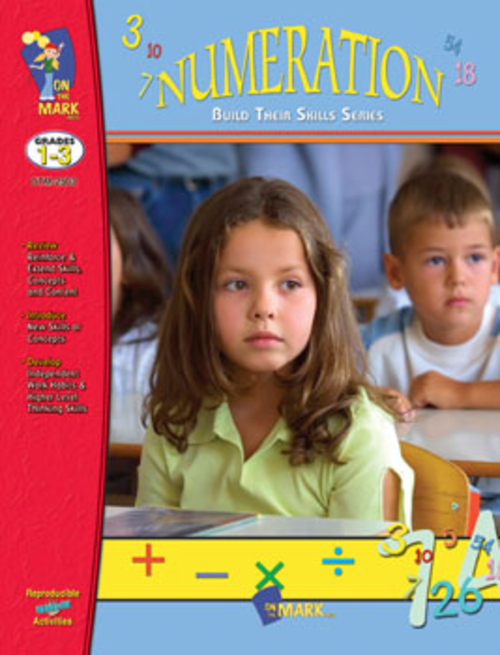 On The Mark Press OTM2503 Numeration Workbook Gr. 1-3