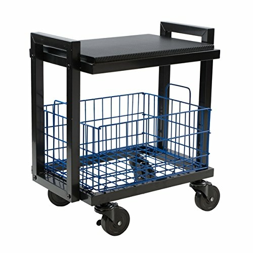 Atlantic 23350327 2 Tier Cart System Narrow, Black