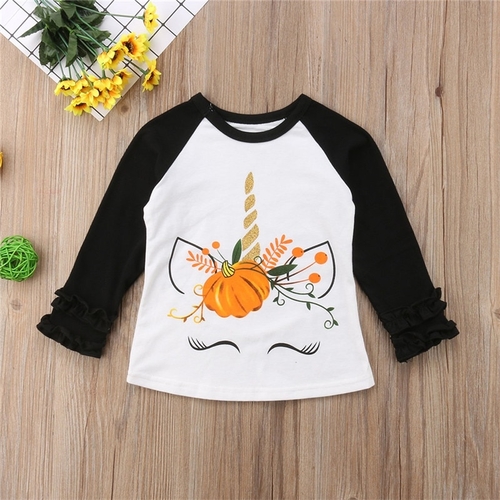 Pudcoco Autumn Toddler Baby Kids Girl Unicorn