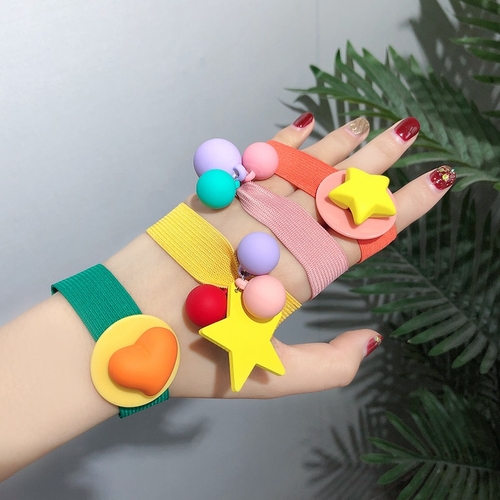 2019 New Design Colorful Heart Star Ball Knot