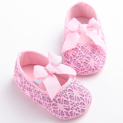 New PU Leather Sweet Newborn Baby Shoes Princess