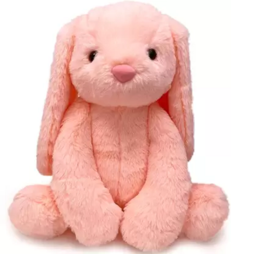 Pink Big Ear Bunny Teddy bear Soft toy for Girls Kids Baby's 45cm - 45