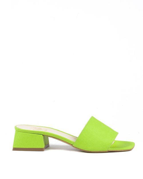 19V69 Italia Womens Sandal Green 4909 PELLE STAMP VERDE ACIDO