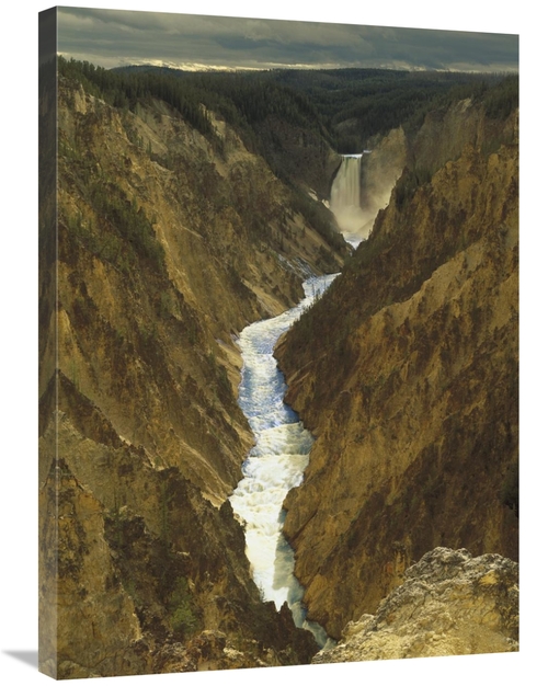 Global Gallery GCS-452000-2432-142 24 x 32 in. Lower Yellowstone Falls