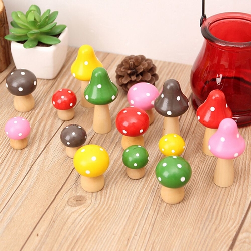 Brand 3PCS/Set Wood Mushrooms Micro Landscape