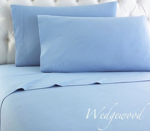 Shavel MFNSSTWWDG Micro Flannel Wedgwood Twin Sheet Set