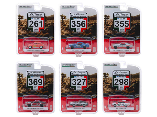 \La Carrera Panamericana\" Set of 6 pieces Series 1 1/64 Diecast Model