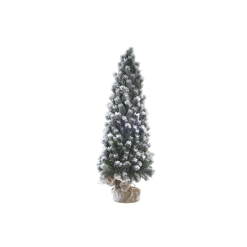 Christmas Tree DKD Home Decor White Green Natural PVC Snowfall 30 x 30