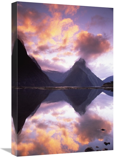 Global Gallery GCS-397779-1624-142 16 x 24 in. Mitre Peak At Sunset&#4