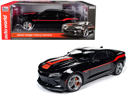 2018 Chevrolet Camaro Yenko/SC Stage I Coupe Black with Orange Stripes