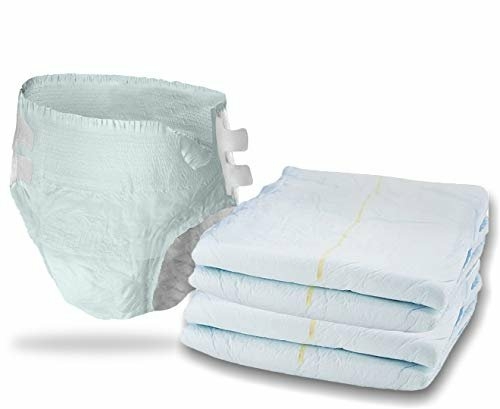 Adult Briefs Pack of 18 Adult Diaper Briefs Large Size 45 – 58 Premium