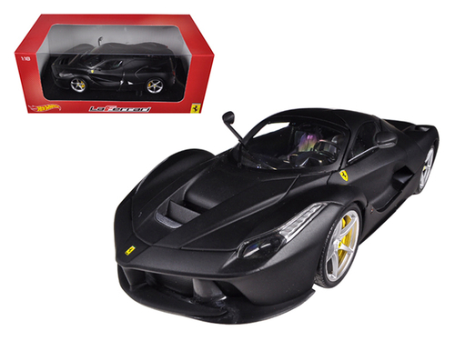 Ferrari Laferrari F70 Hybrid Matt Black 1/18 Diecast Car Model by