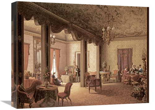 Global Gallery GCS-268497-22-142 22 in. The Interior of the Salon of T