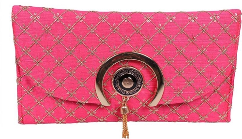 PINK Women Clutch - Extra Large Sling clutch bag