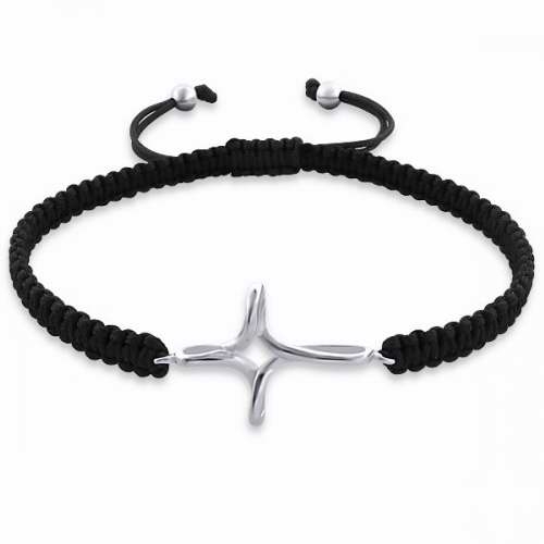 Solid Rock Jewelry 85184 Bracelet Cross 925 - Sterling Silver