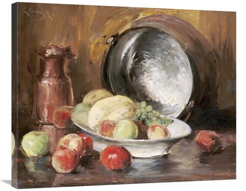 Global Gallery GCS-267846-36-142 36 in. Still Life with Fruit & Copper