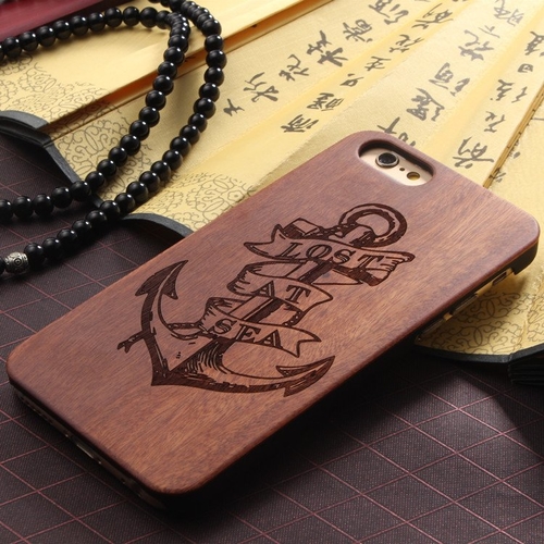 Wood Anchor iPhone Case