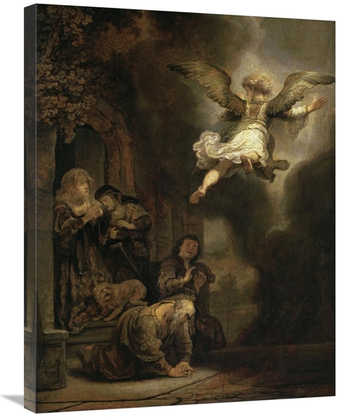 Global Gallery GCS-282711-30-142 30 in. Archangel Raphael Leaving the 