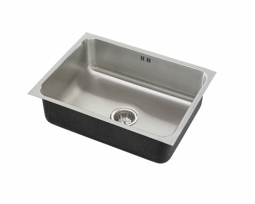 18 Gauge T-304 Single Bowl Undermount Commercial Grade Sink with Integ