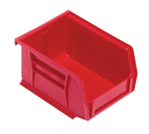 Quantum QUS210RD 0.625 in. Polypropylene Storage Bin  Red