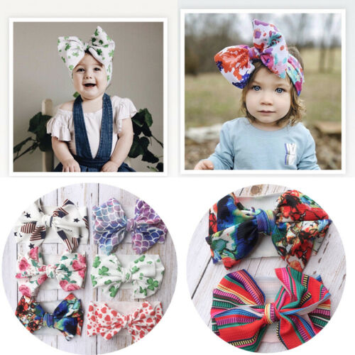 Lovely Girls Baby Toddler Bow Headband Hair Band