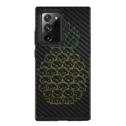 MightySkins CF-OTSSAGNO20UL-Cat Pineapple Carbon Fiber Skin for Otterb